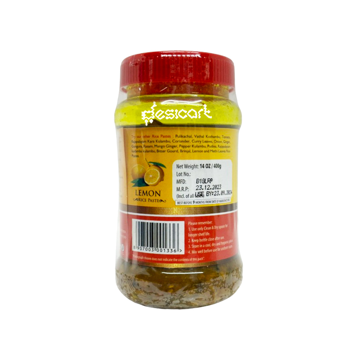 A2B LEMON PICKLE 400g
