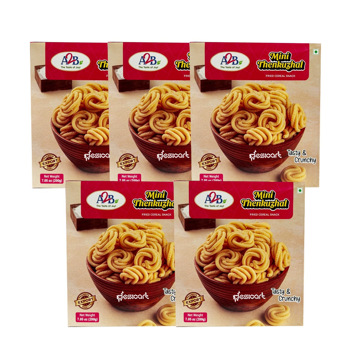 A2B Mini Thenkuzhal 200g(Pack of 5)
