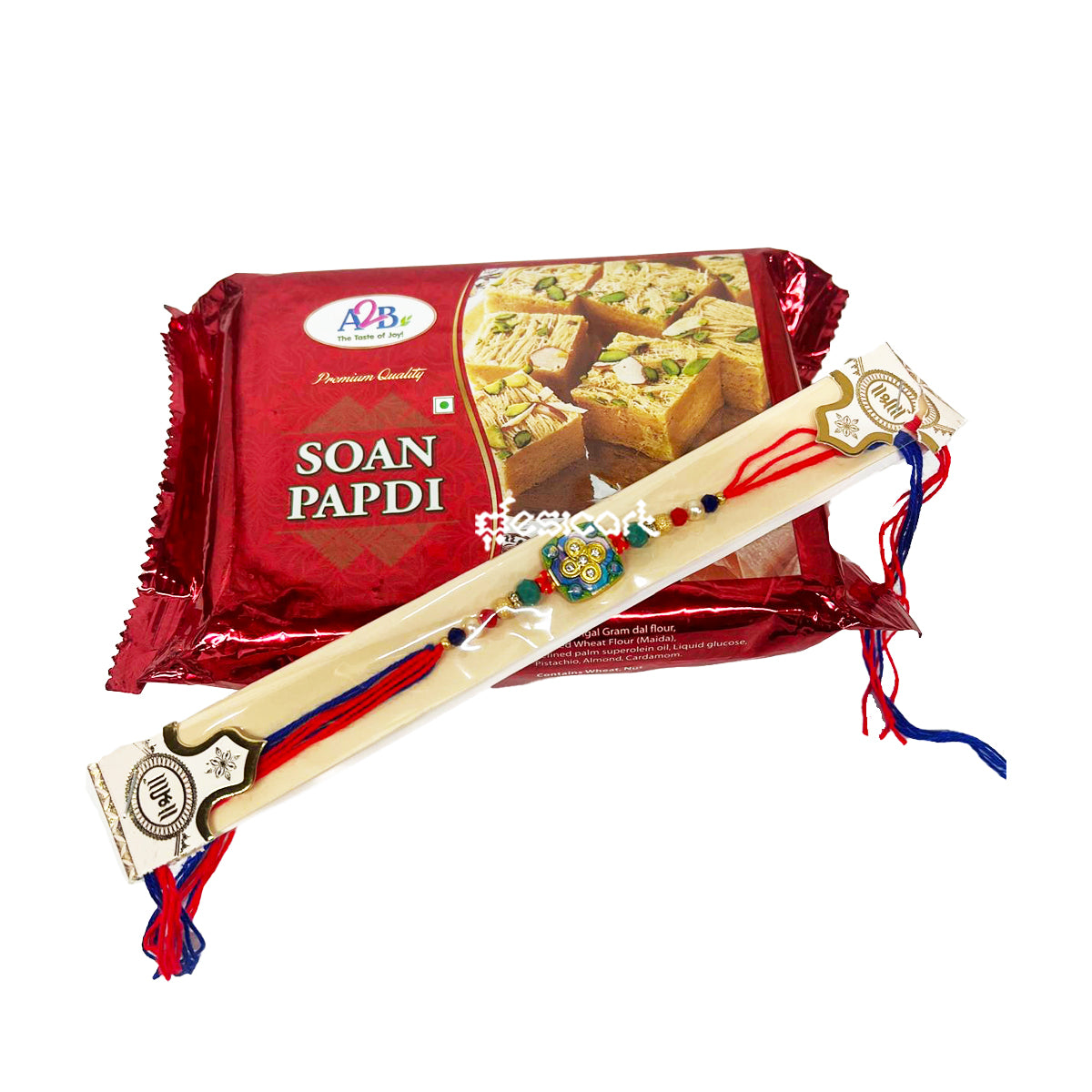 A2B SOAN PAPDI 250G + FREE RAKHI