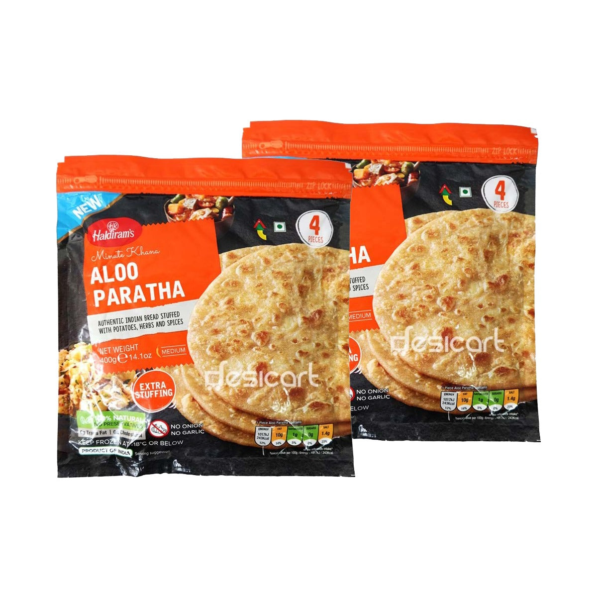 HALDIRAM'S ALOO PARATHA (PACK OF 2)