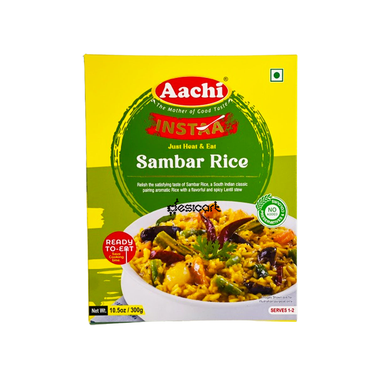 AACHI HEAT & EAT SAMBAR RICE 300G