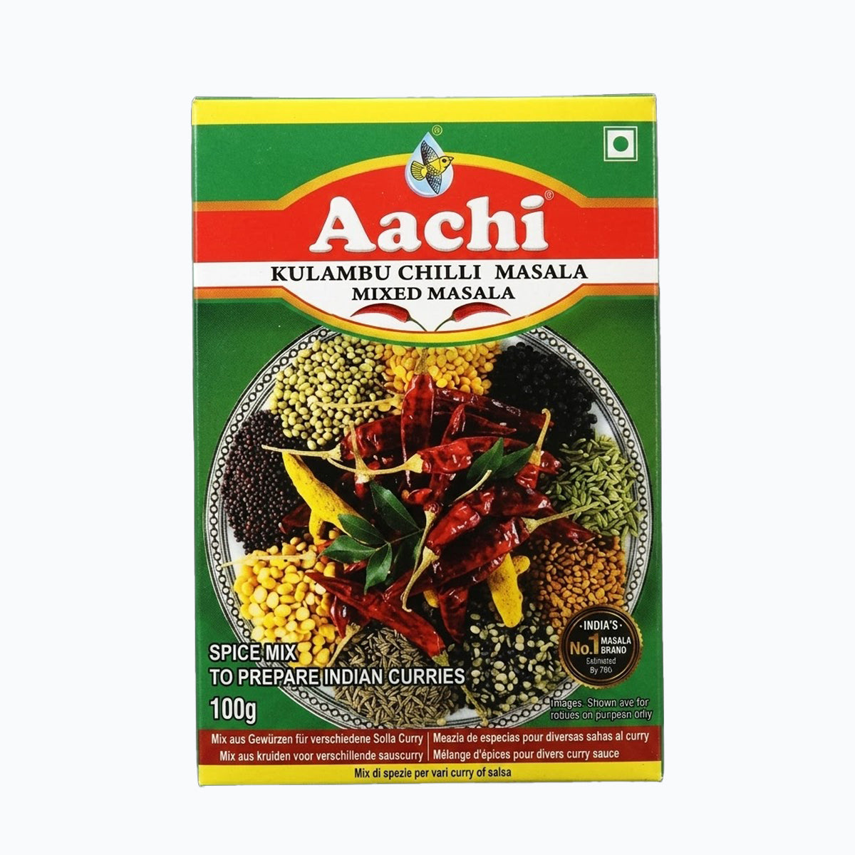Buy Aachi Kulambu Chilli Masala 100g Desicart.co.uk - Online Indian Grocery Store UK