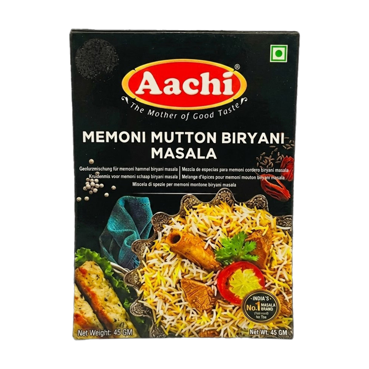 Buy Aachi Memoni Mutton Biryani 45g Desicart.co.uk - Online Indian Grocery Store UK