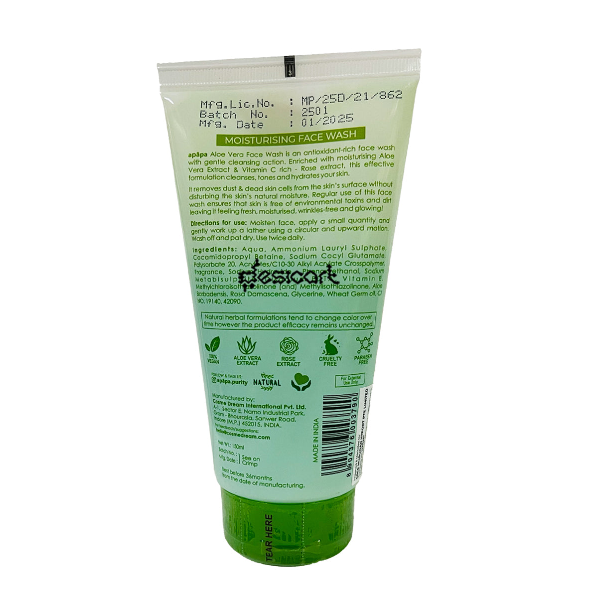 APAPA NEEM FACE WASH 150ML