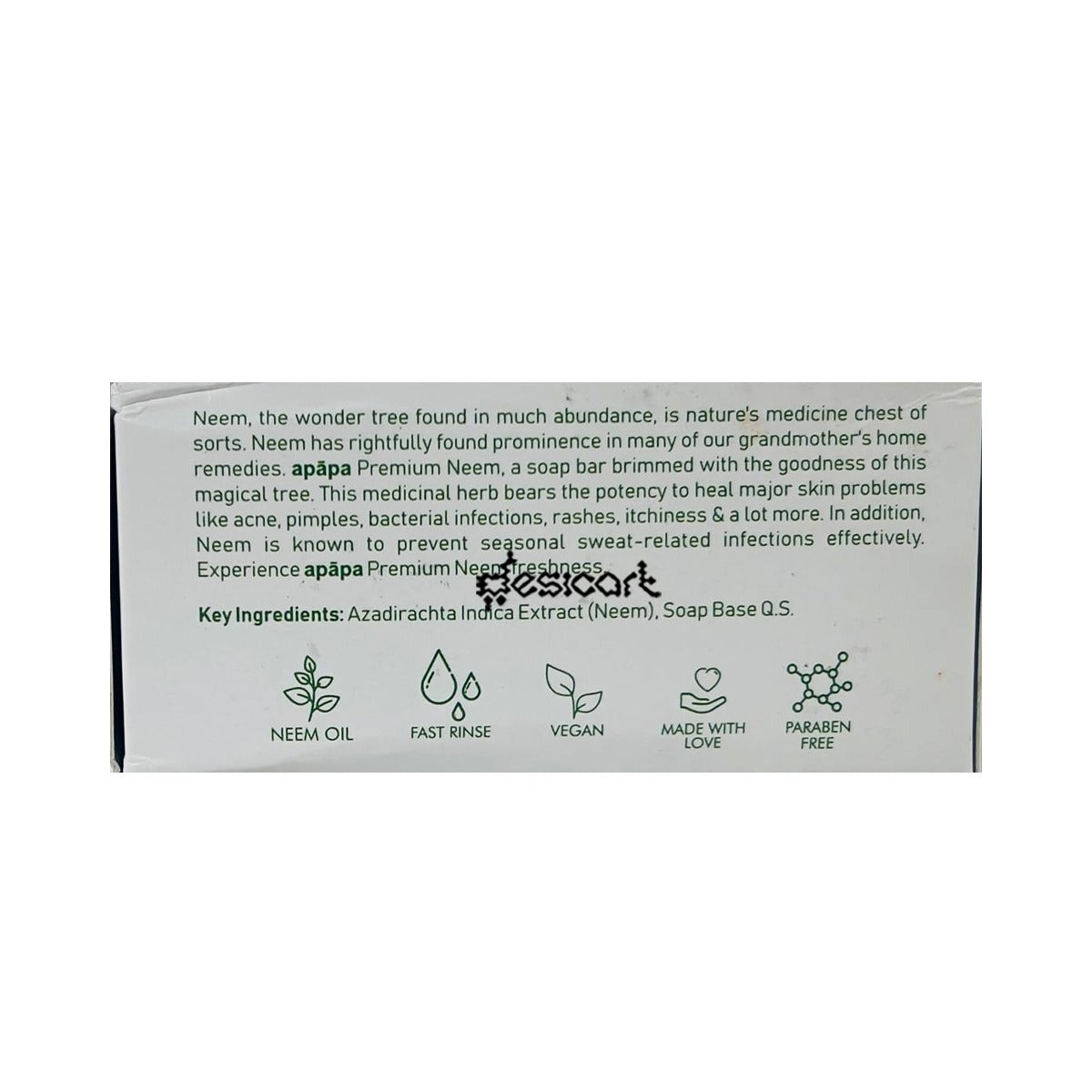 APAPA NEEM SOAP 150G