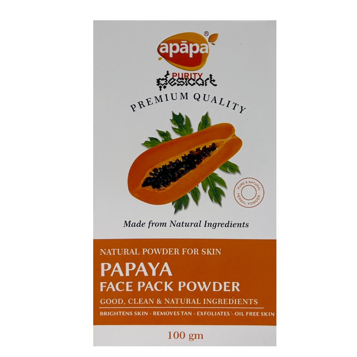 APAPA PAPAYA FACE PACK POWDER 100G