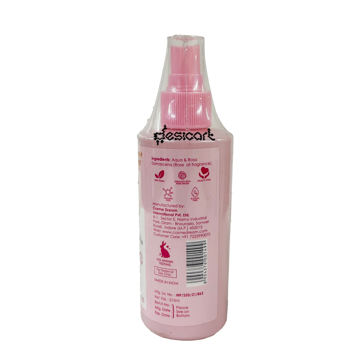APAPA ROSE FACIAL WATER 215ML