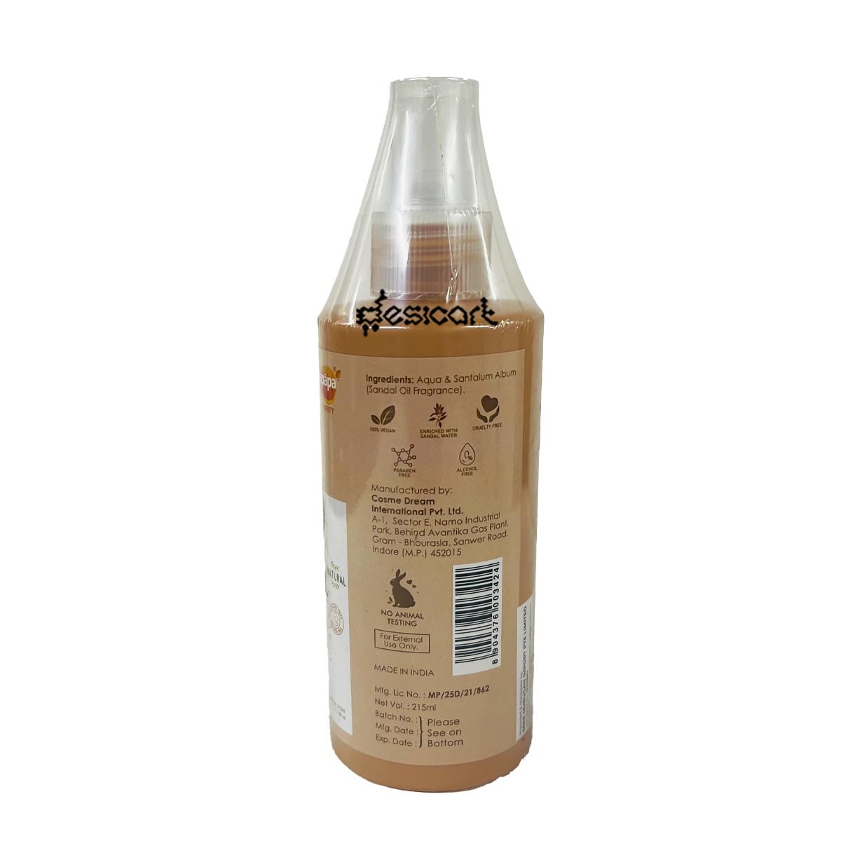 APAPA SANDAL FACIAL WATER 215ML