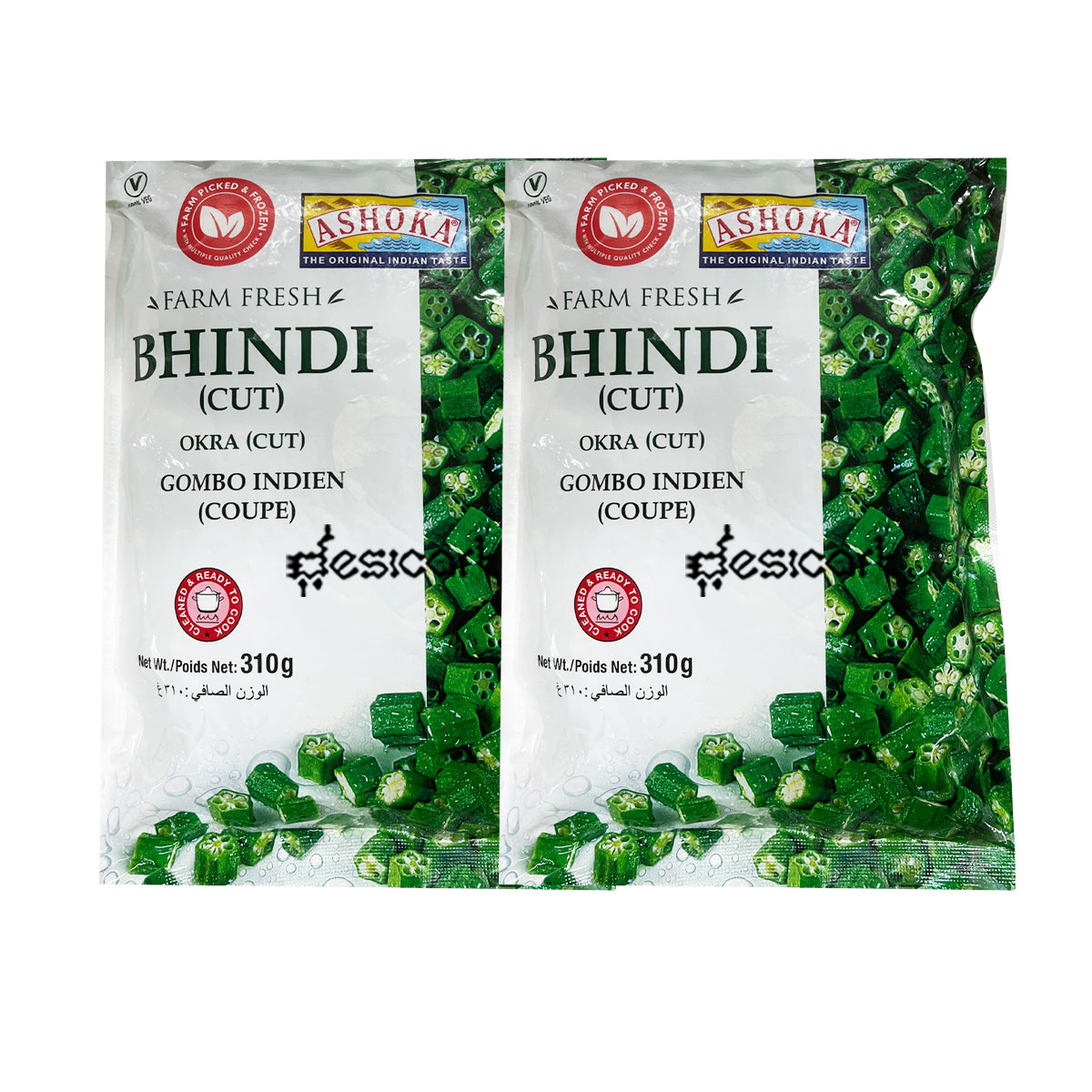 ASHOKA BHINDI CUT (PACK OF 2) 310G
