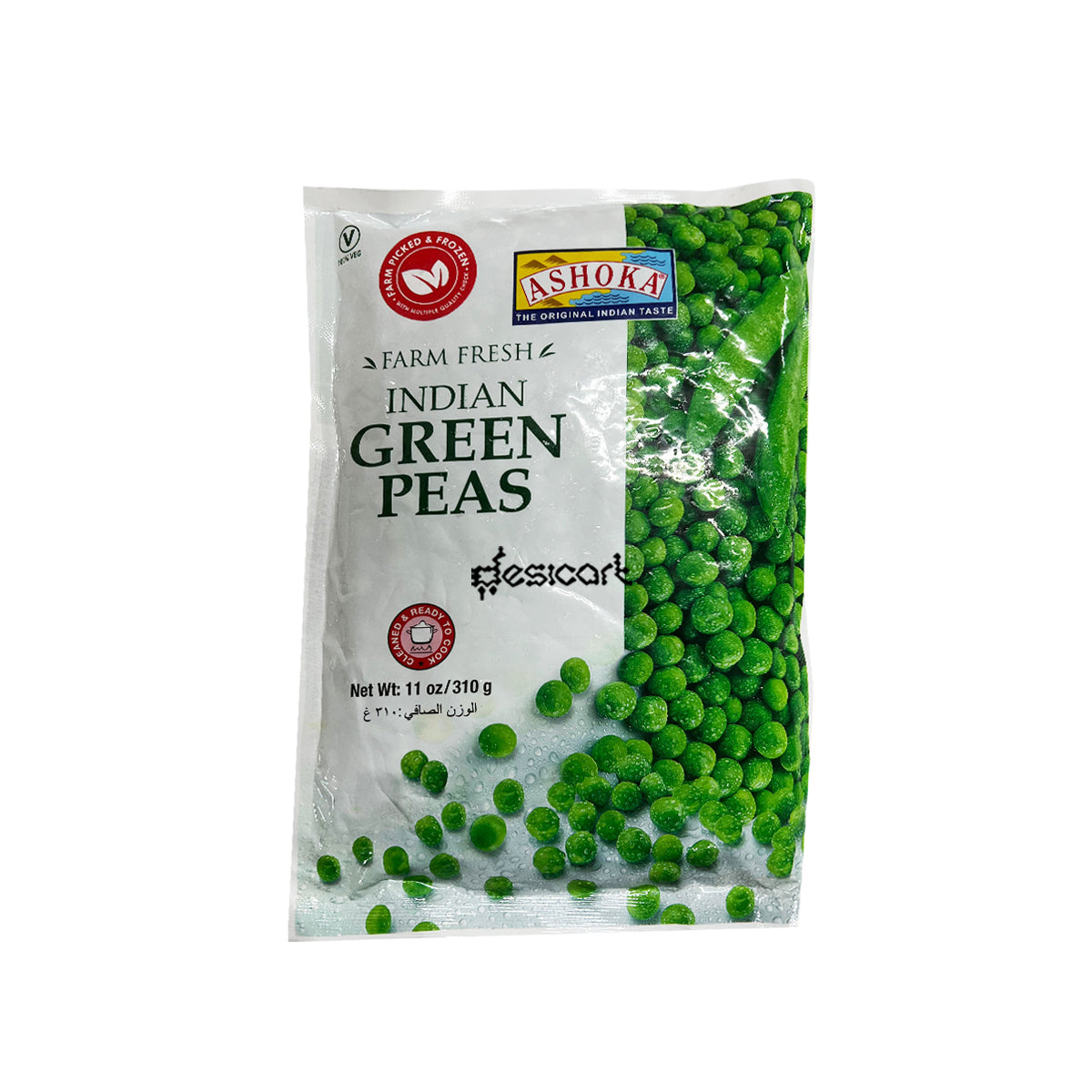 ASHOKA INDIAN GREEN PEAS 310G