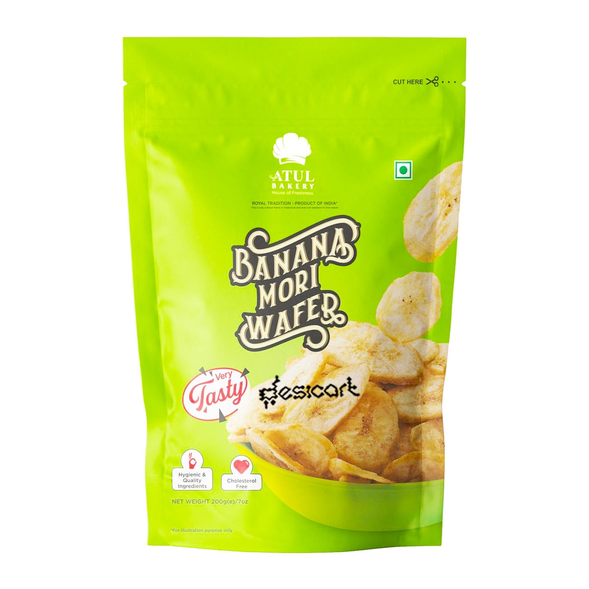 Atul Bakery Banana Mori Wafer 200g