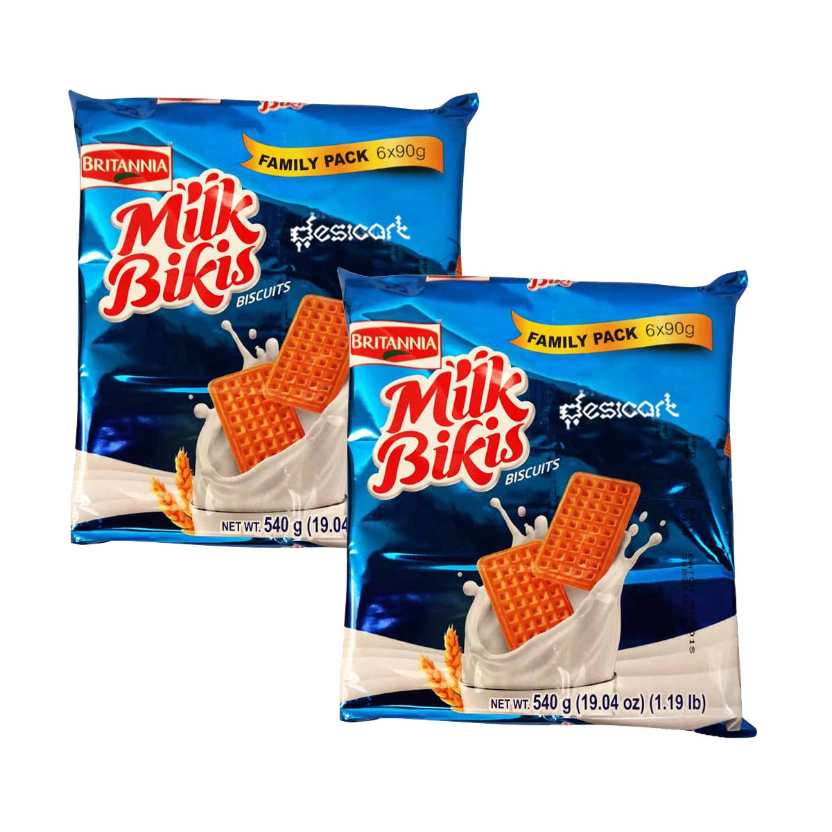 BRITANNIA MILK BIKIS FAMILY PACK (PACK OF 2) 540G
