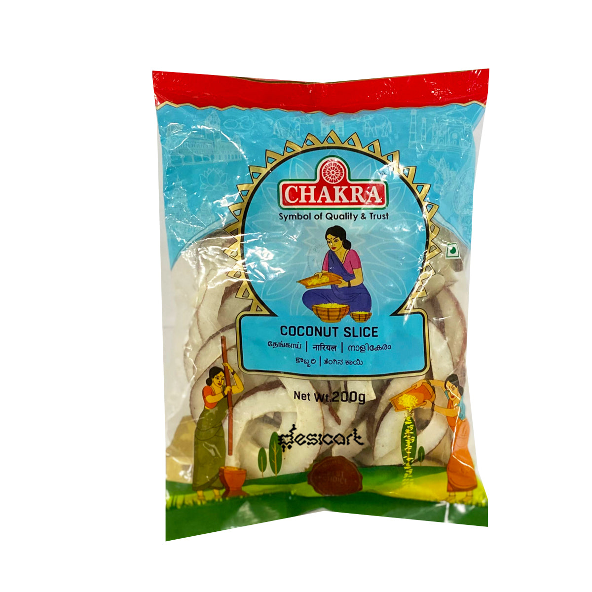 CHAKRA COCONUT SLICE 200G