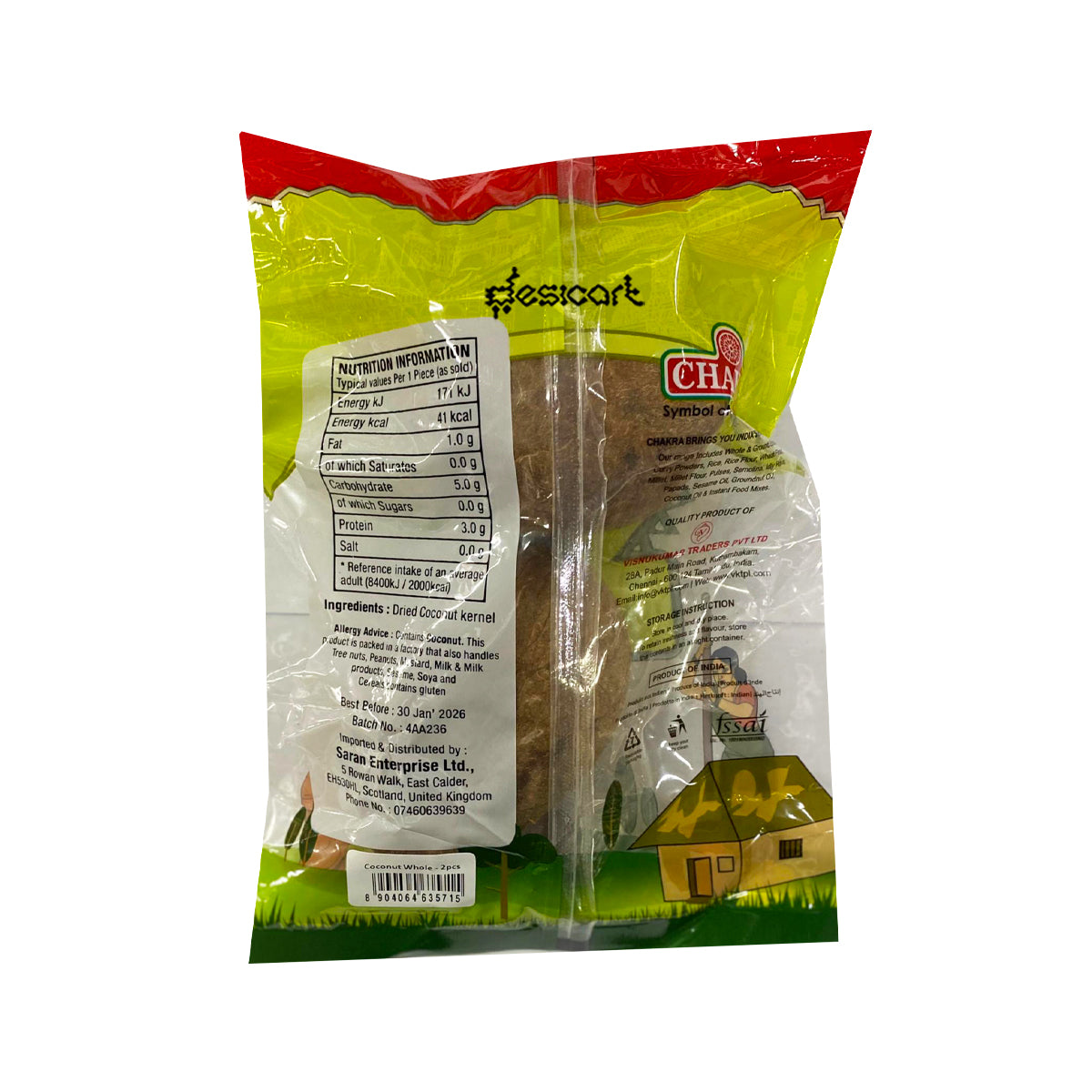 CHAKRA COCONUT WHOLE 2PCS