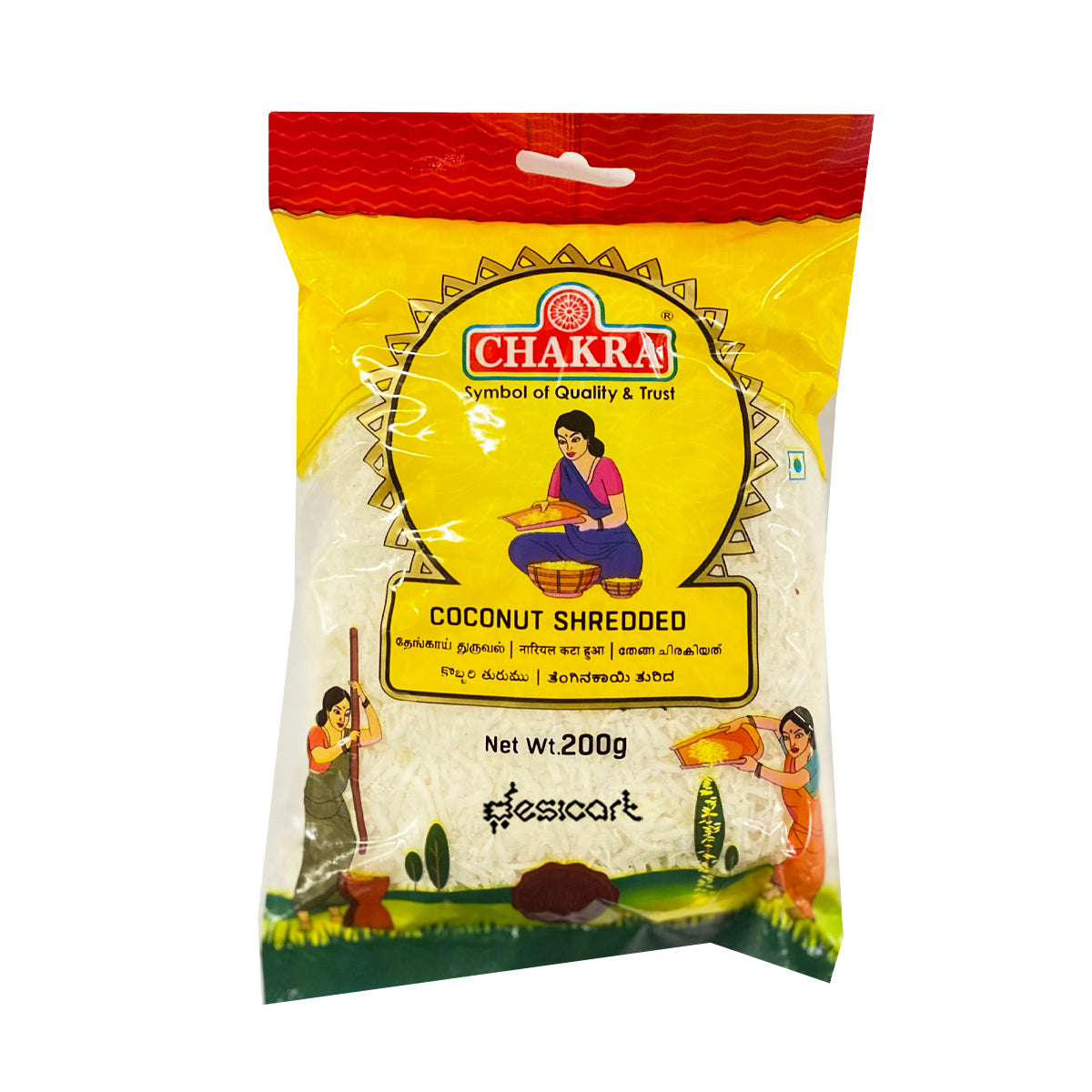 CHAKRA SHREDDED COCONUT 200G