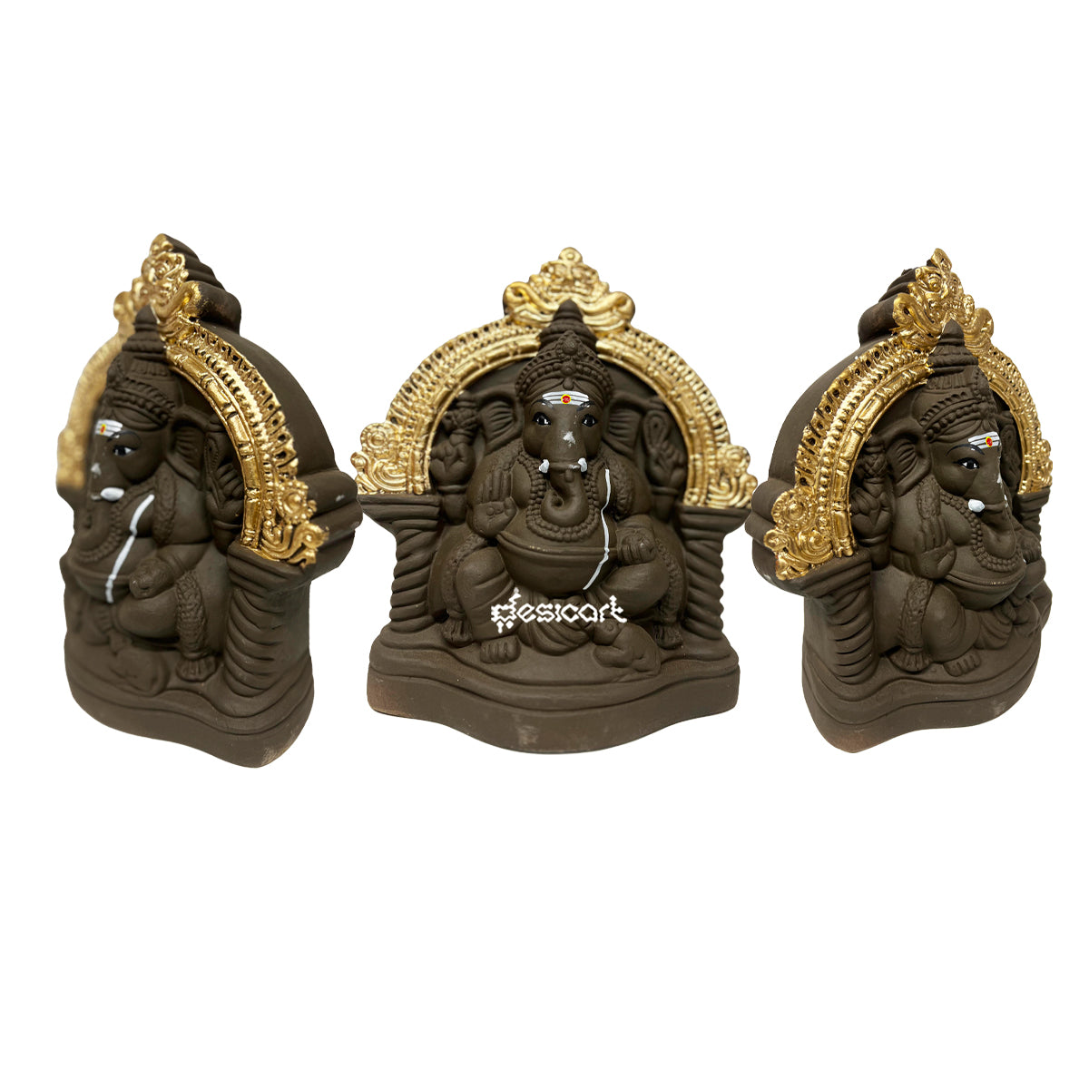CLAY VINAYAGAR 10 INCH (69821)
