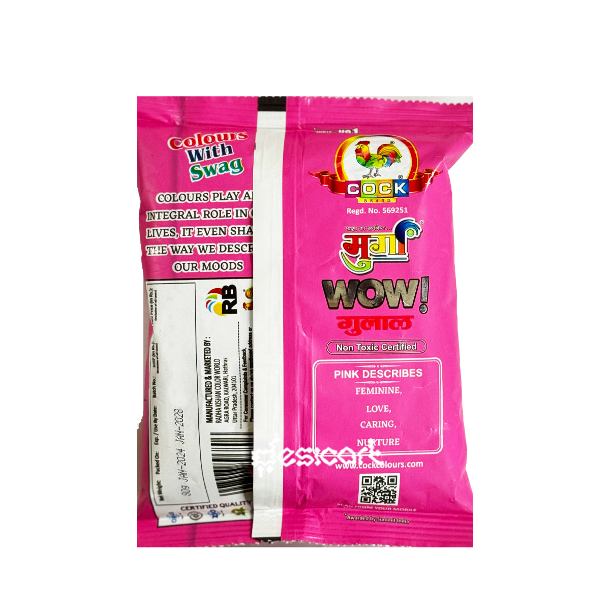 Cock Pink Gulal 80g