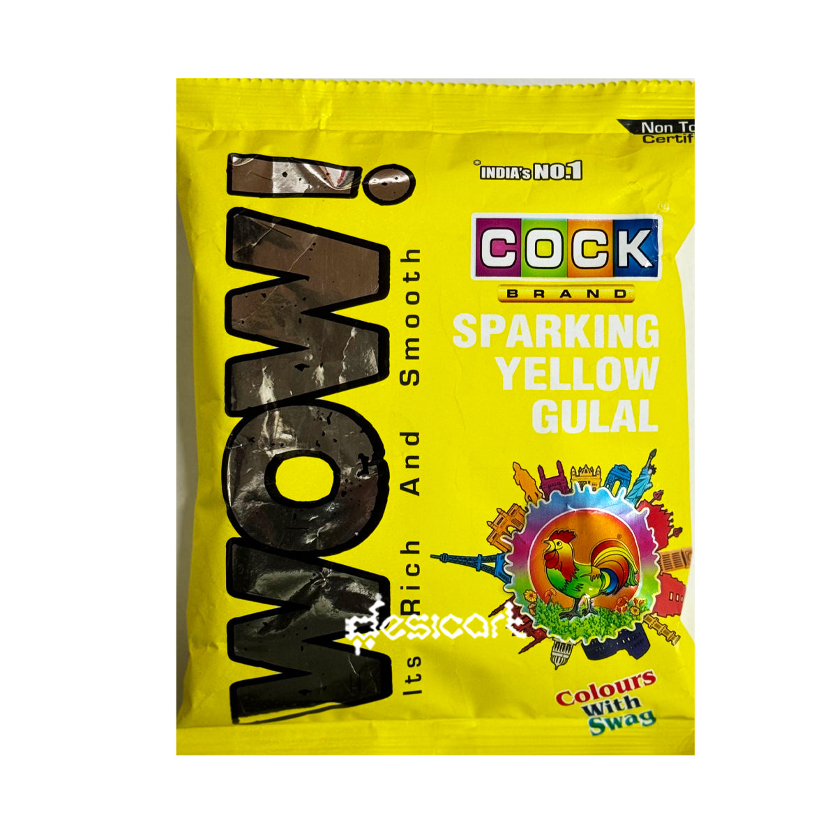 Cock Yellow Gulal 80g