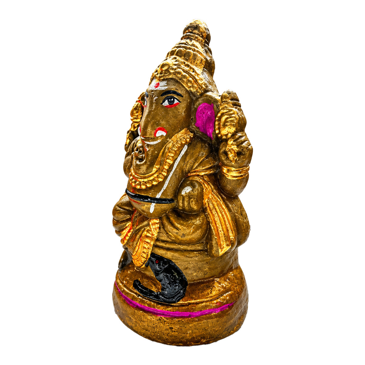 Buy Colour Clay Ganesha (Vinayagar) Idol 9 inch Full Colour at Desicart.co.uk - Online Indian Grocery Store UK