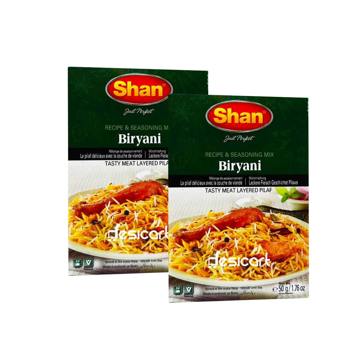 SHAN BIRYANI MASALA 50G (PACK OF 2)