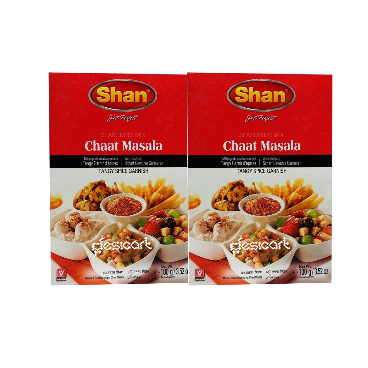 SHAN CHAAT MASALA 100G(PACK OF 2)