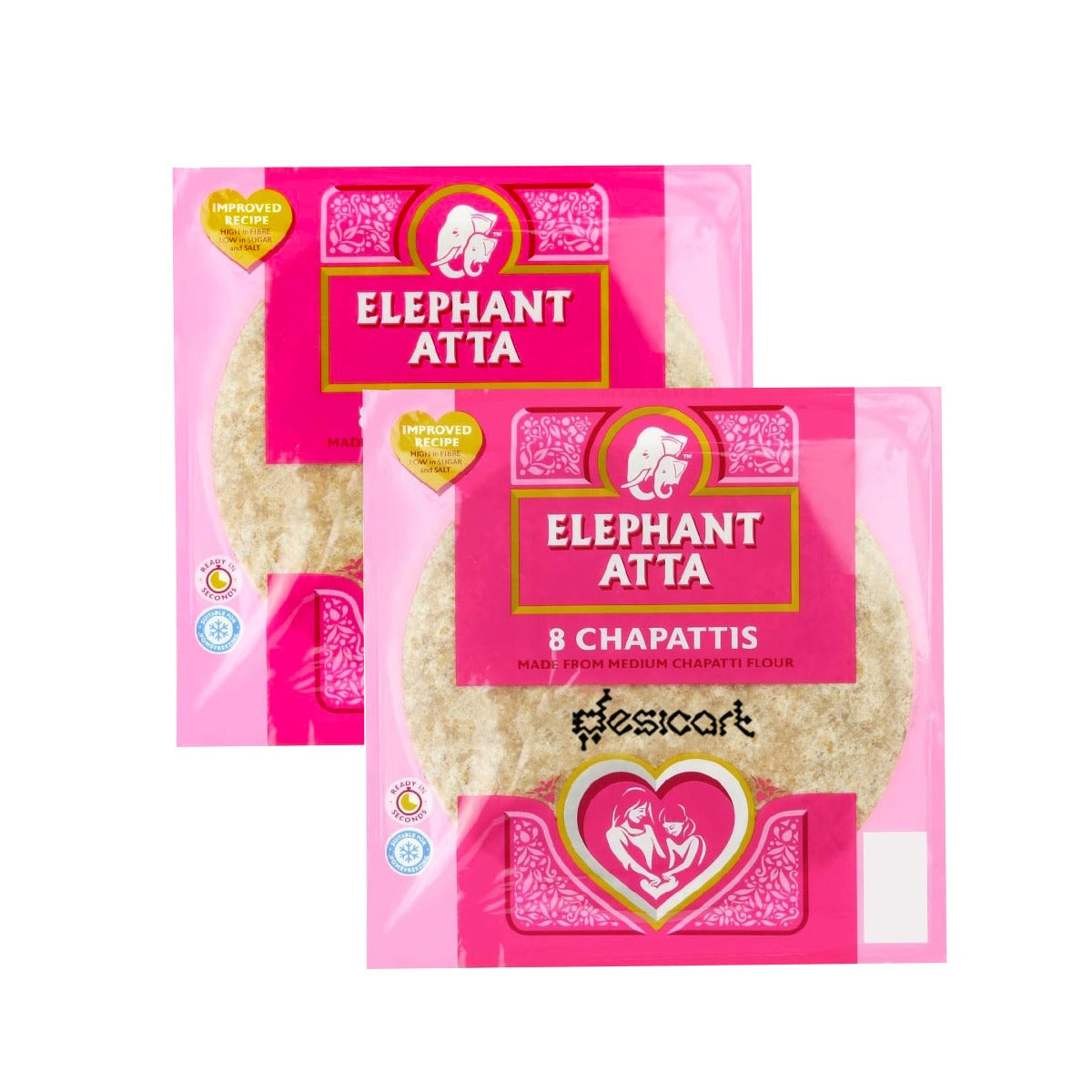 ELEPHANT CHAPATTI 8 PCS (PACK OF 2)