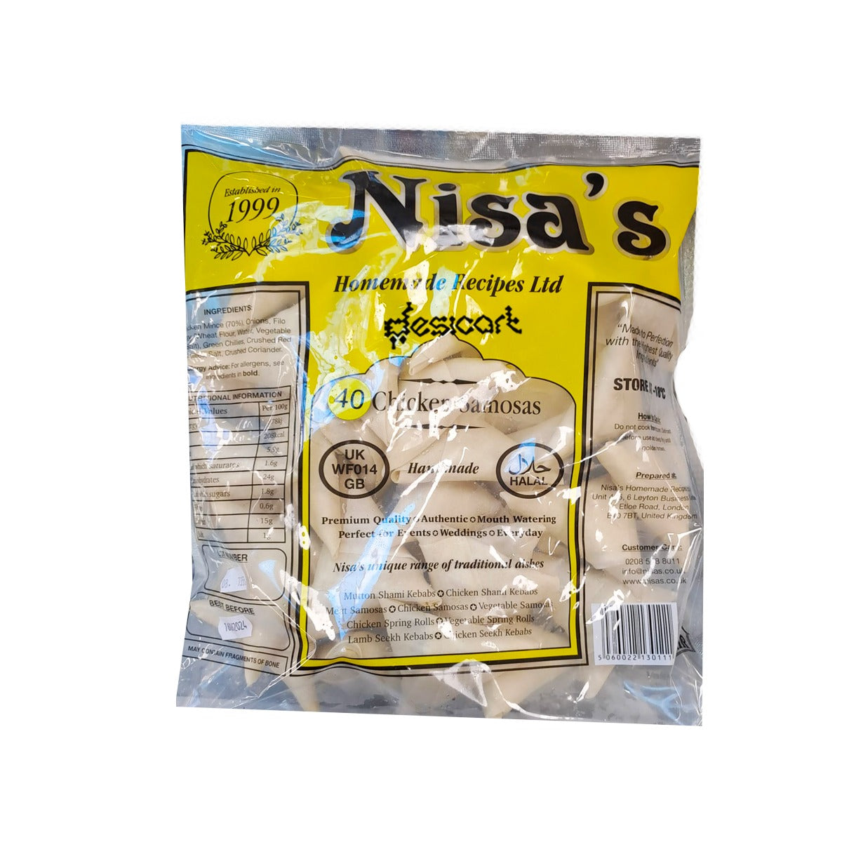 NISA'S 40 CHICKEN SAMOSA