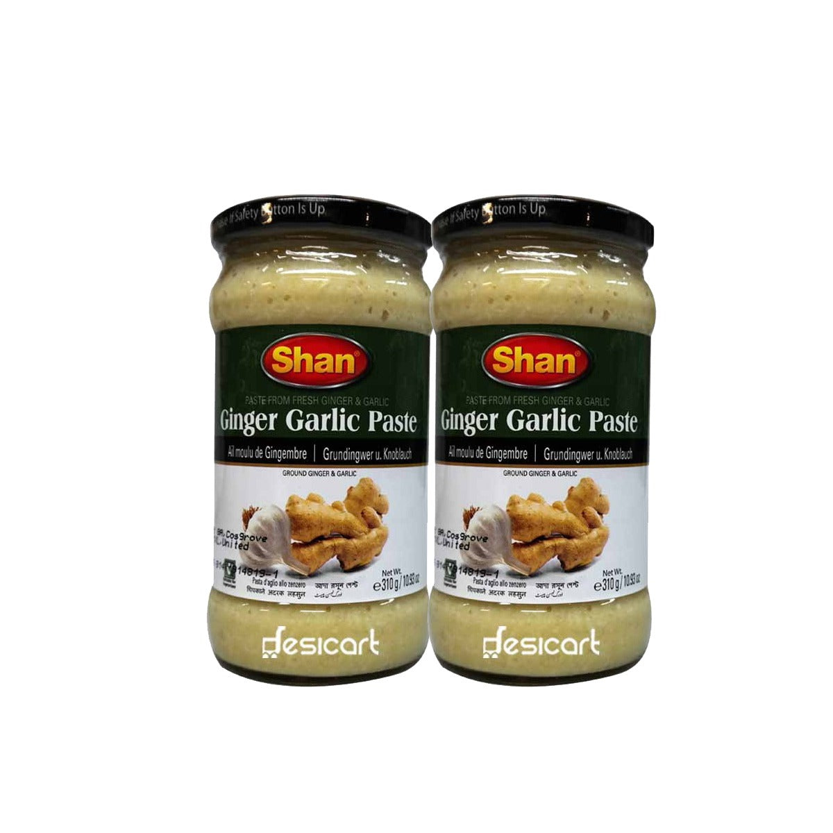 SHAN GINGER GARLIC PASTE 310G(PACK OF 2)