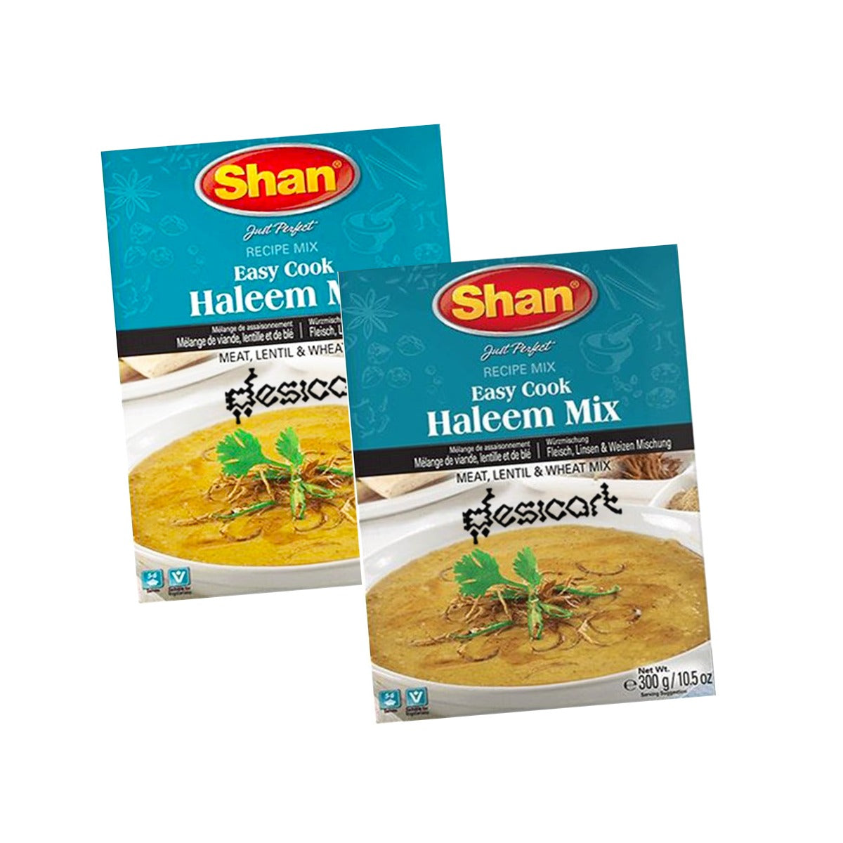 SHAN EASY COOK HALEEM MASALA MIX 300G(PACK OF 2)