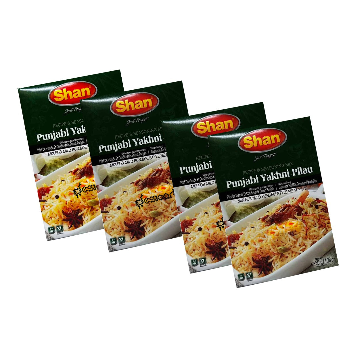 SHAN BIRYANI PUNJABI YAKHNI MIX 50G(PACK OF 4)