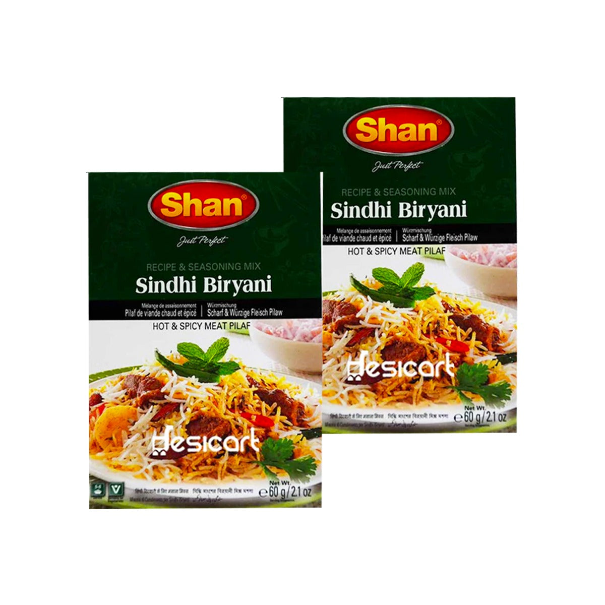 SHAN BIRYANI SINDHI MASALA 60G(PACK OF 2)