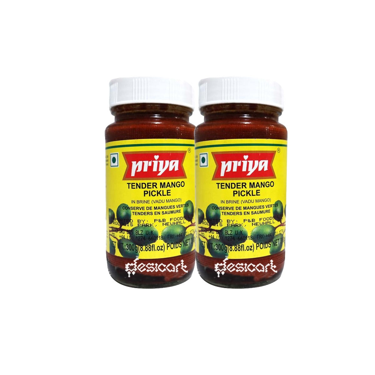 PRIYA TENDER MANGO PICKLE 300G (PACK OF 2)
