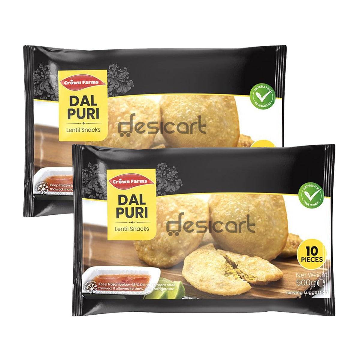 CROWN FARMS DAL PURI 450G (PACK OF 2)
