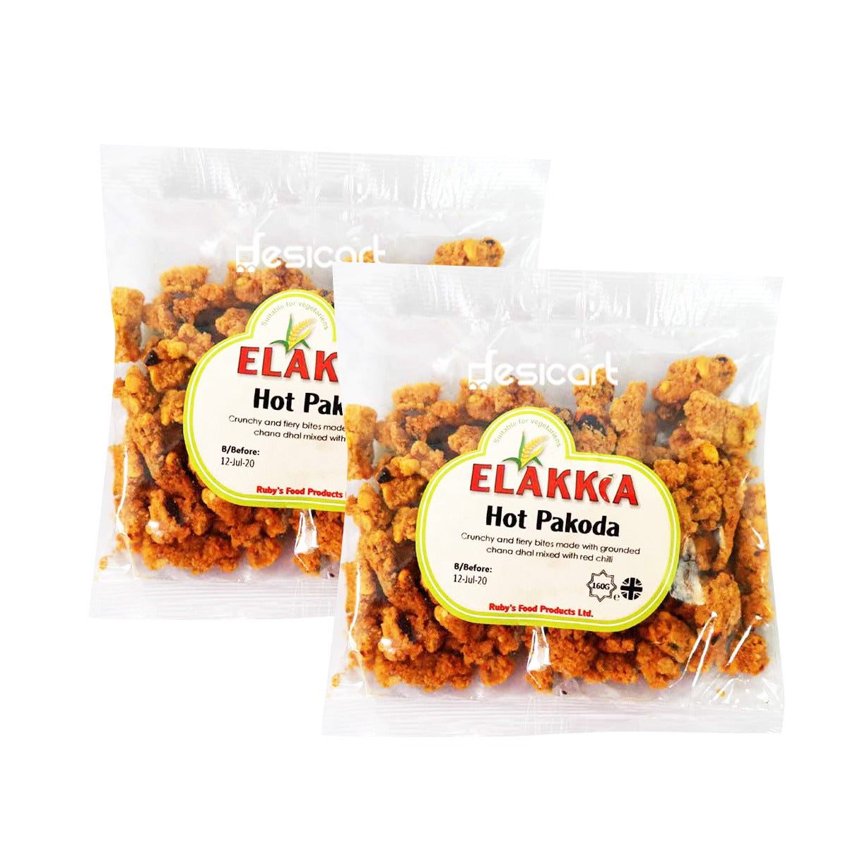 ELAKKIA HOT PAKODA (PACK OF 2) 160G