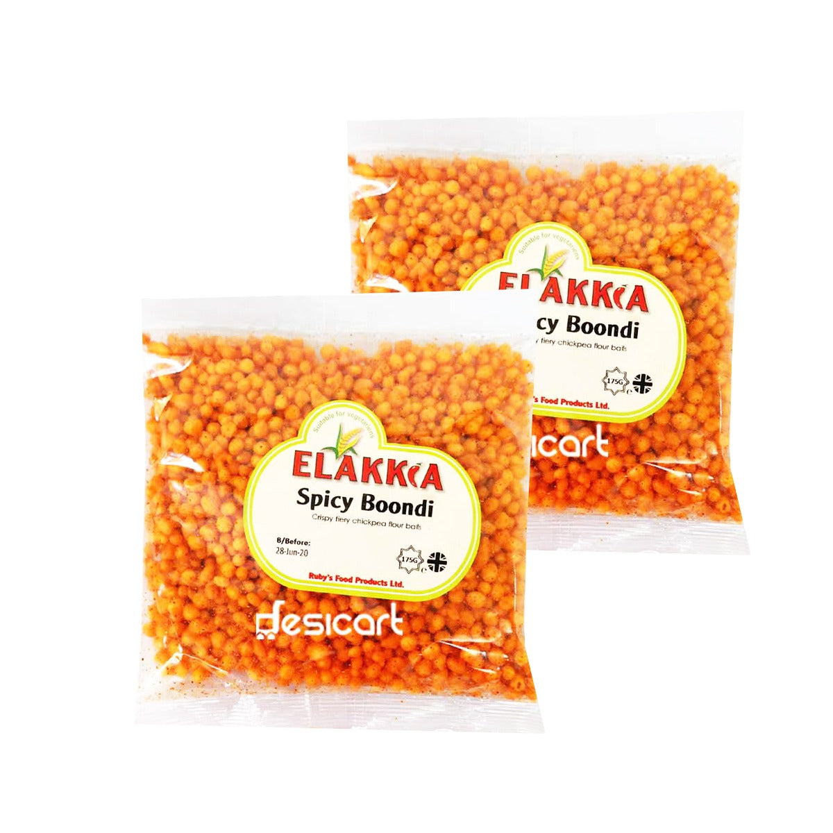 ELAKKIA SPICY BOONDI (PACK OF 2) 175G
