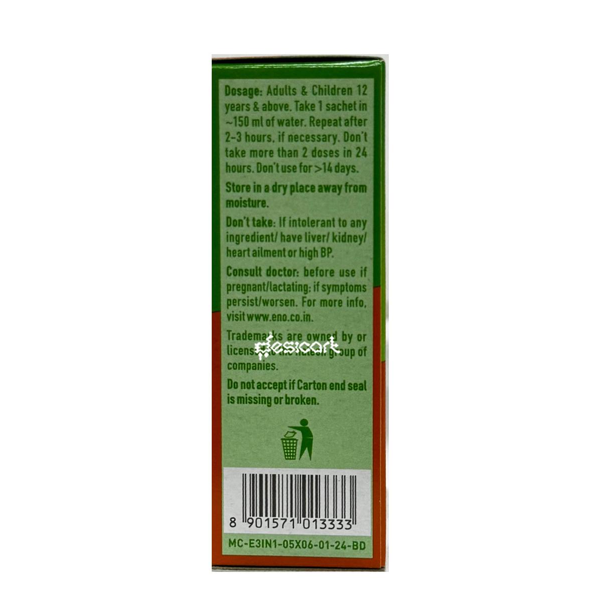 ENO 3 IN 1 SACHET(REAL JEERA,AJWAIN,KALA NAMAK)