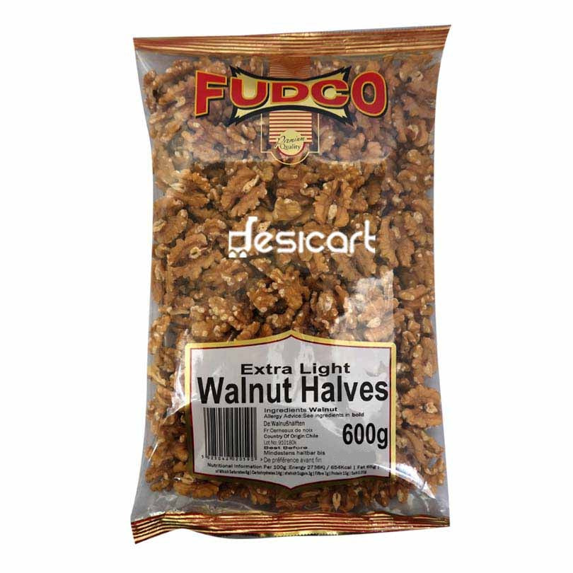 FUDCO WALNUT HALVES EXTRA LIGHT 600G