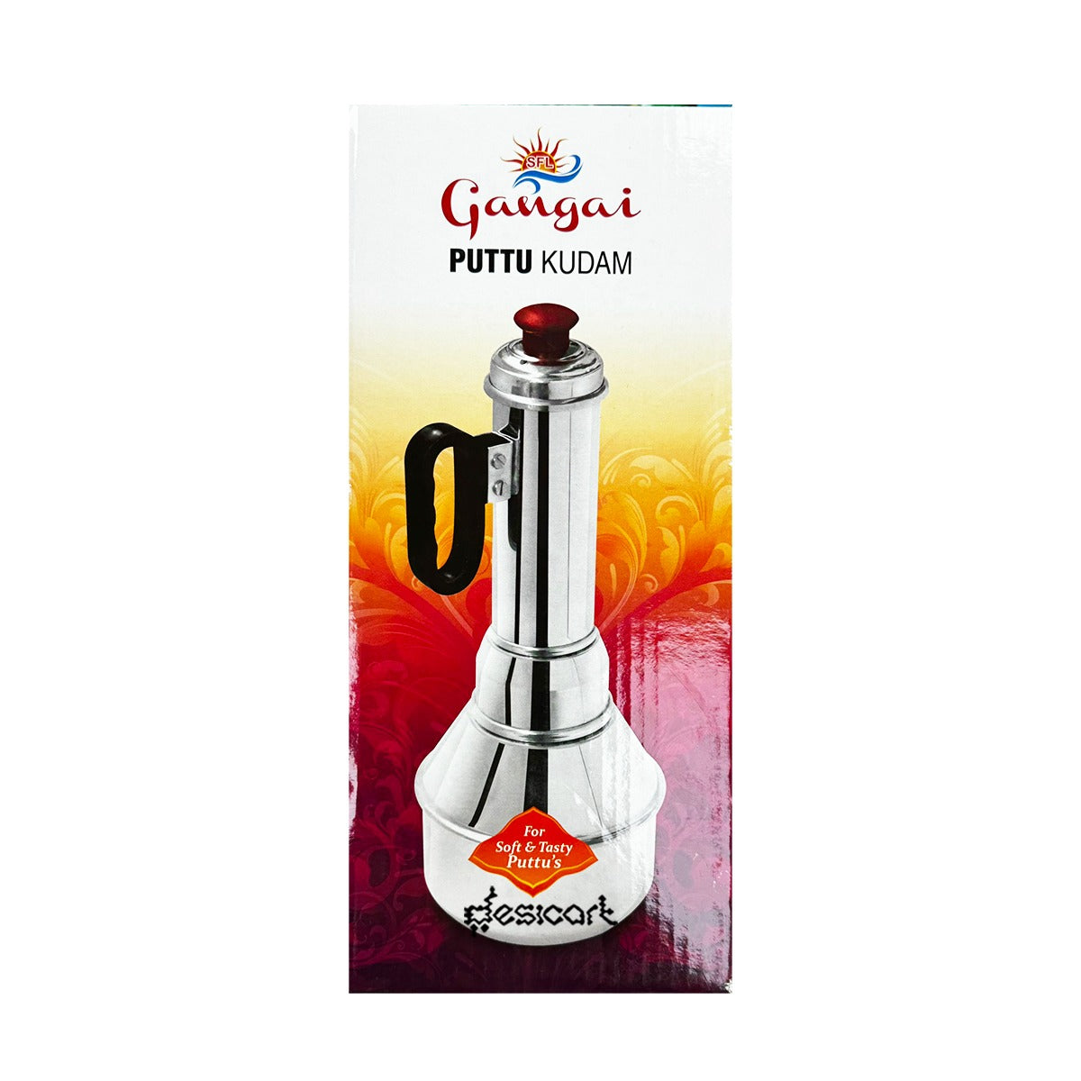 GANGAI STAINLESS STEEL PUTTU KUDAM