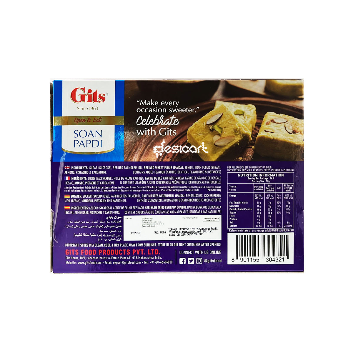 Gits Soan Papdi 500g