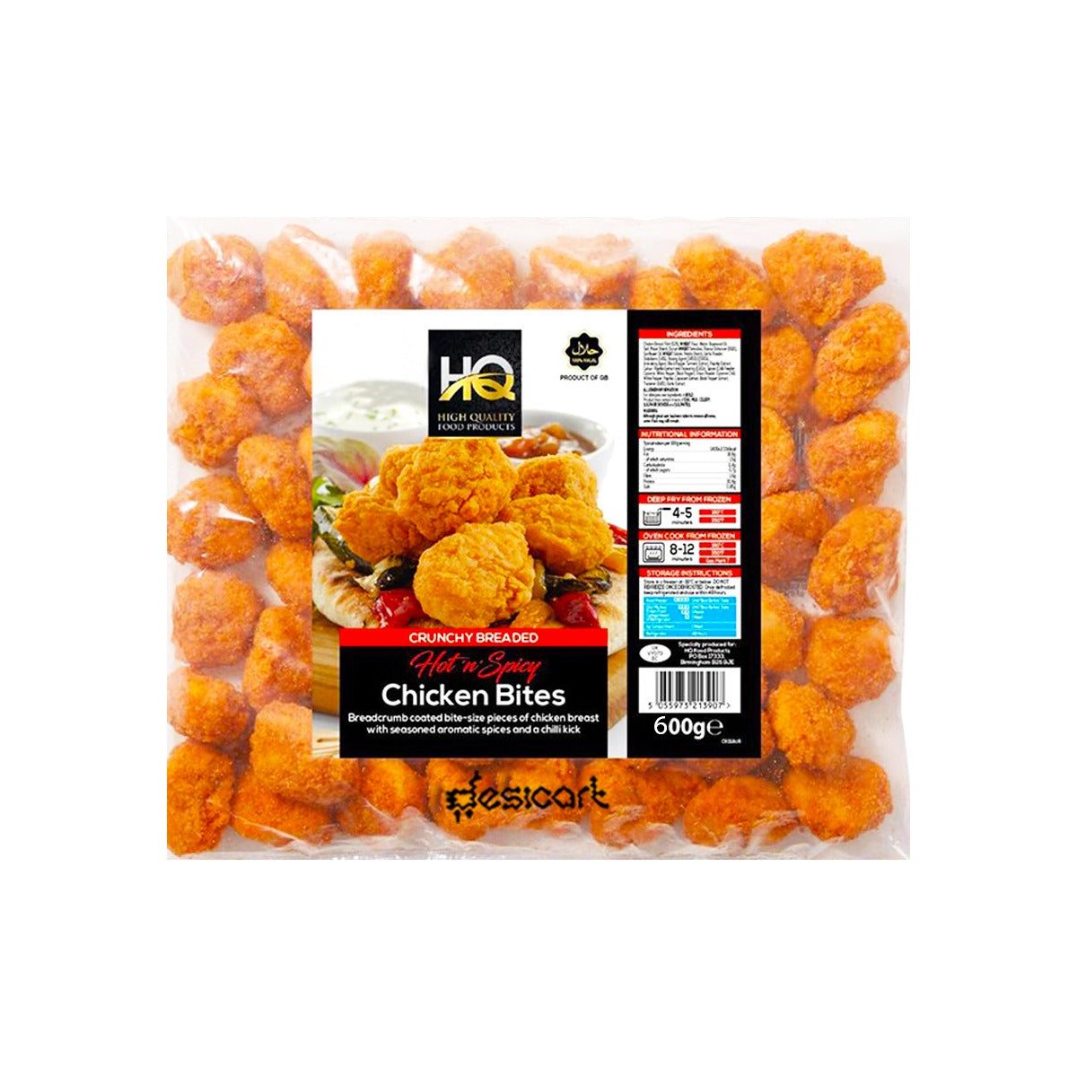 HQ Hot n Spicy Chicken Bites 600g