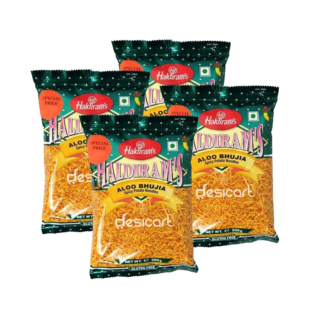 Haldiram's Aloo Bhujia 200g (Pack of 4)