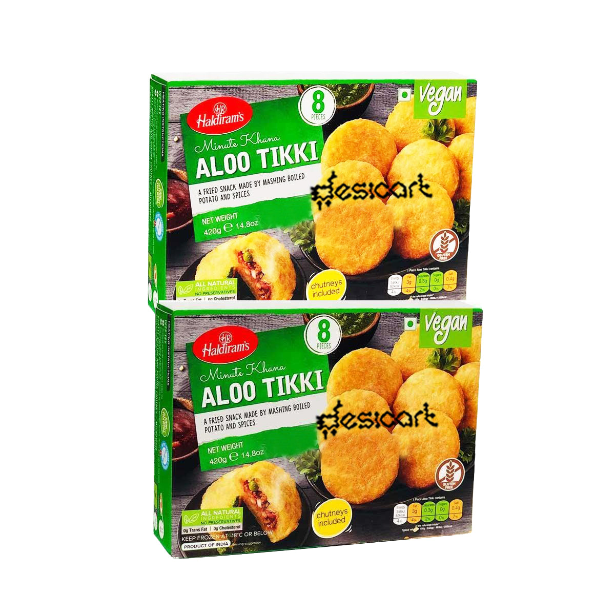 Haldiram's Aloo Tikki 420g(Pack of 2)