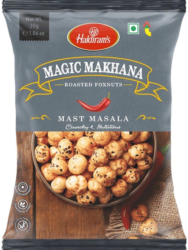 HALDIRAM ROASTED FOXNUTS MASALA 40G