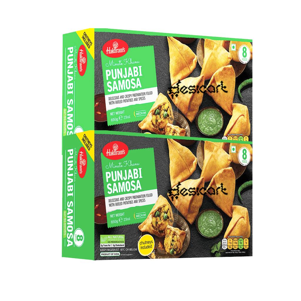 Haldirams Punjabi Samosa (Pack of 2) 650g