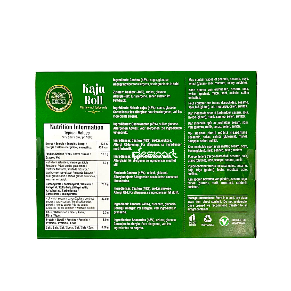 HEERA KAJU ROLL 250G