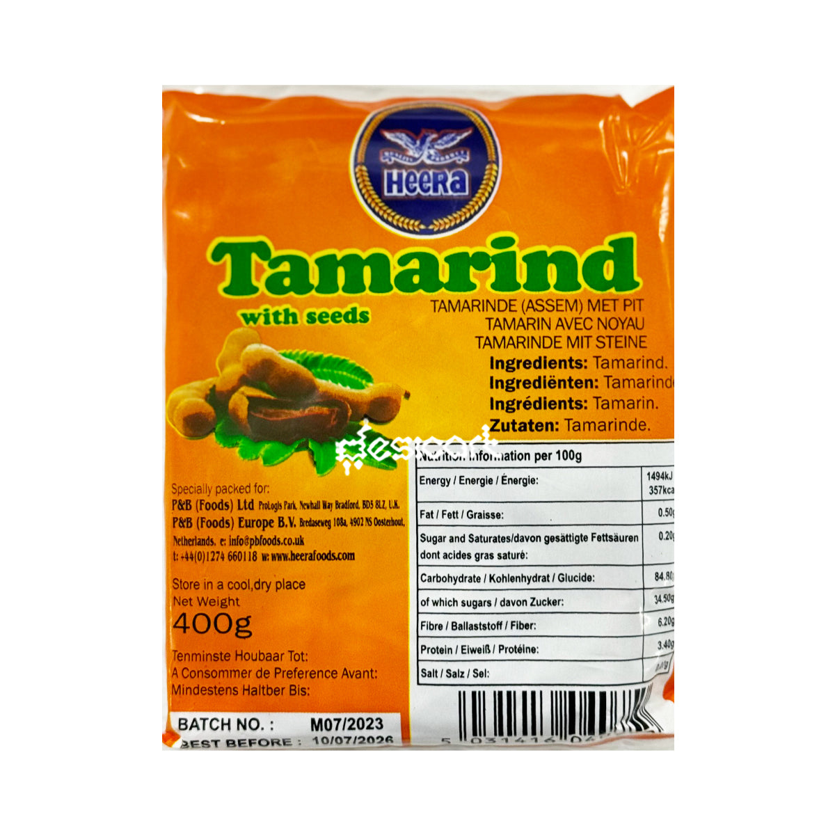 HEERA WET TAMARIND 400G