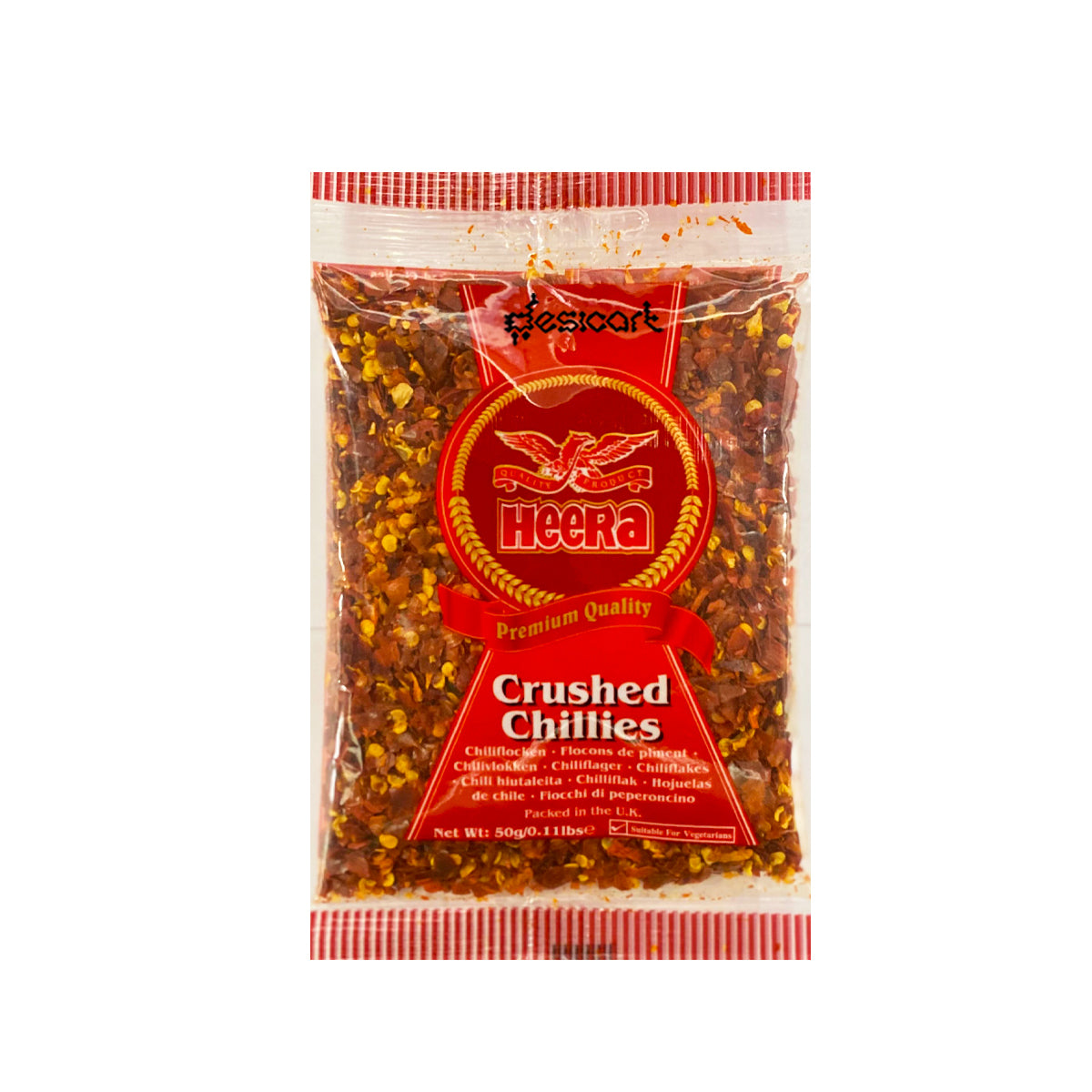 HEERA CRUSHED CLILLIES 50G