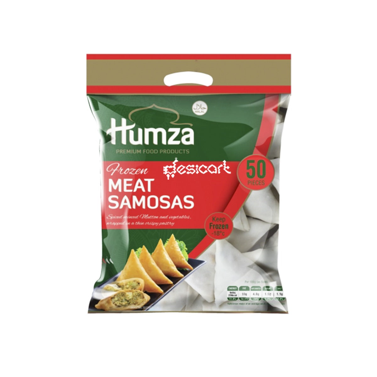 Humza Meat Samosa 50 Pieces