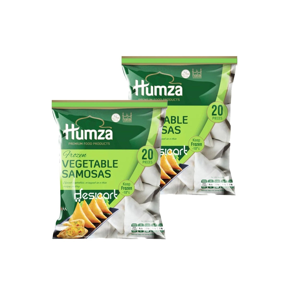 Humza Vegetable Samosa (Pack of 2) 650g