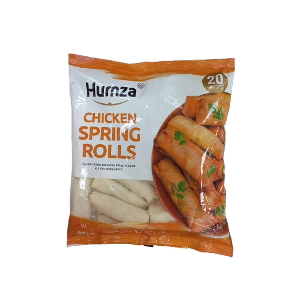 Buy Humza 20 Chicken Spring Rolls 650g at Desicart.co.uk - Online Indian Grocery Store UK